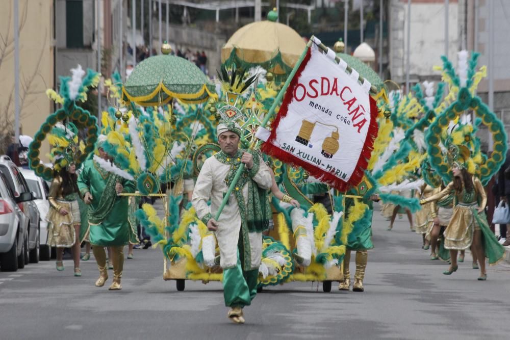 San Xulián pone el definitivo broche final al carnaval y celebra los 25 años de Os da Caña