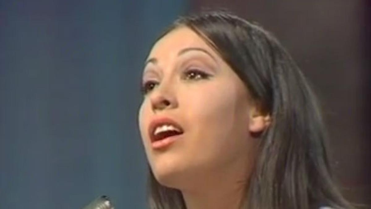 Massiel cantando ''La, La, La''