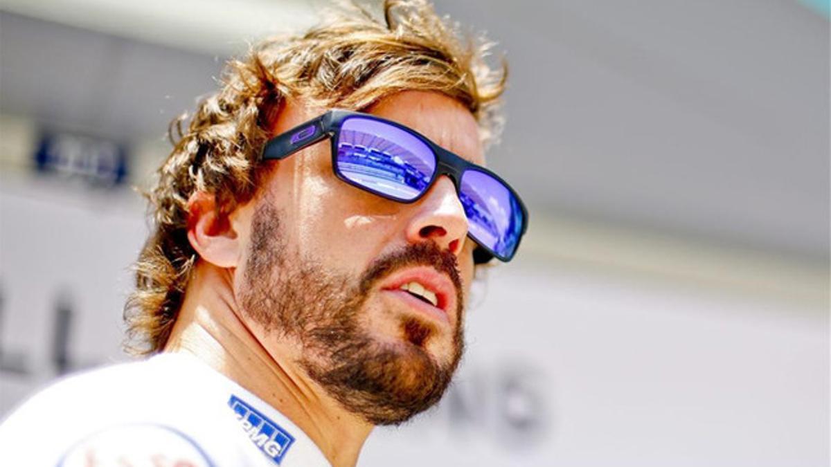 Fernando Alonso feliz por estar de vuelta