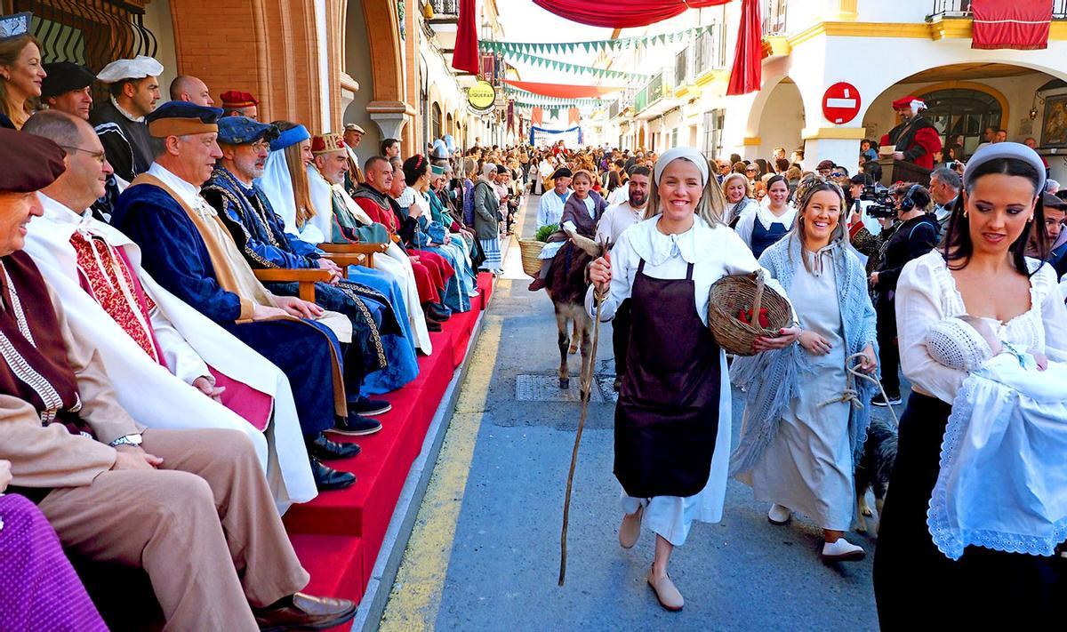 Pasacalles en la Feria medieval, en una imagen de archivo.