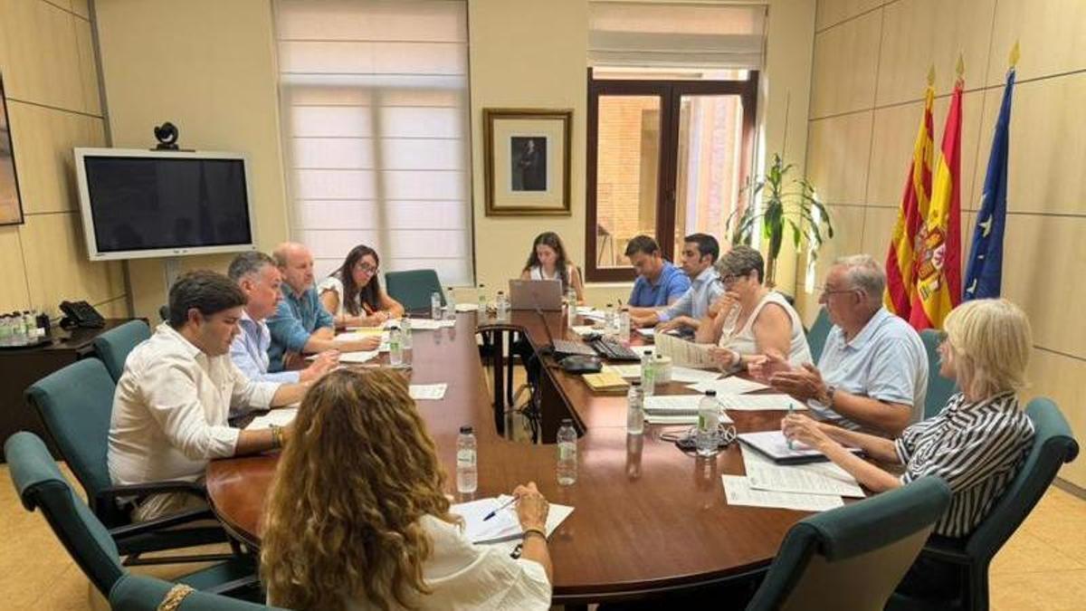 Reunión de la Mesa de Prevención de la Peste Porcina Africana celebrada este martes en la Consejería de Agricultura, Ganadería y Alimentación.