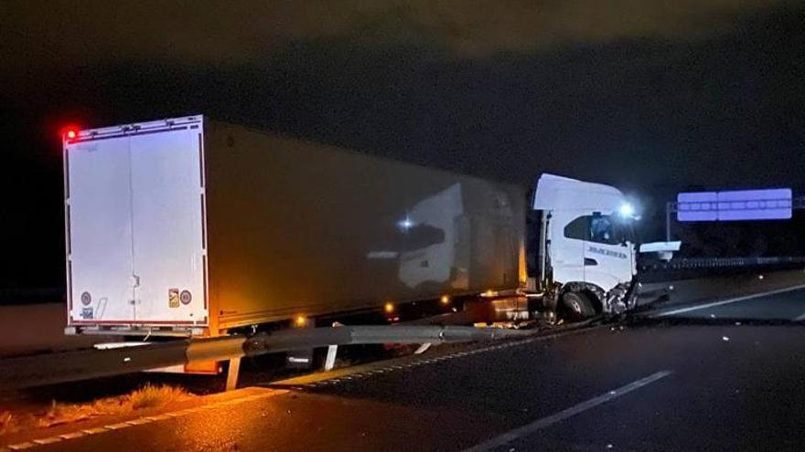 El camió accident de matinada a Bàscara