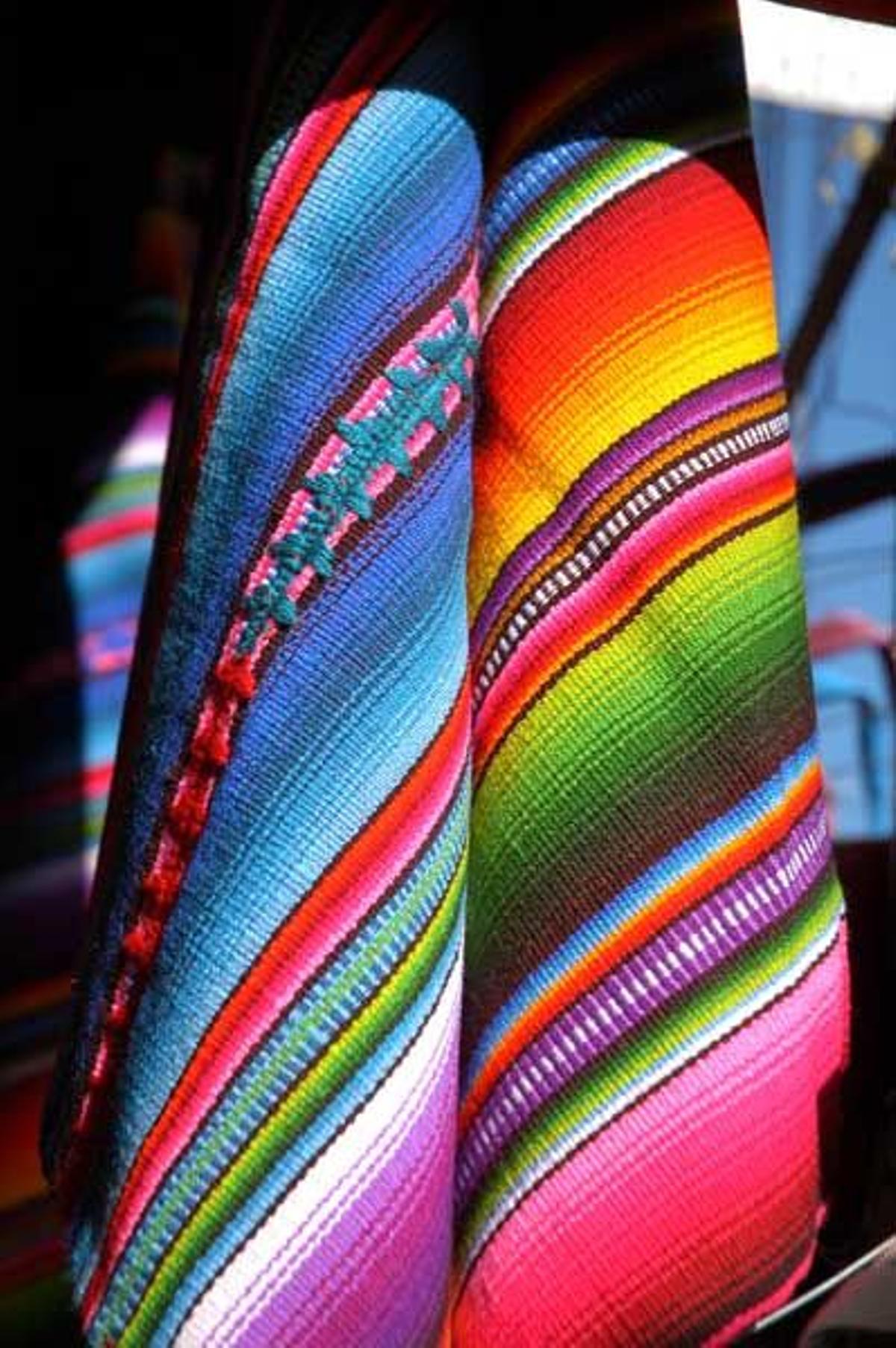 Tejido artesanal típico de Guatemala.
