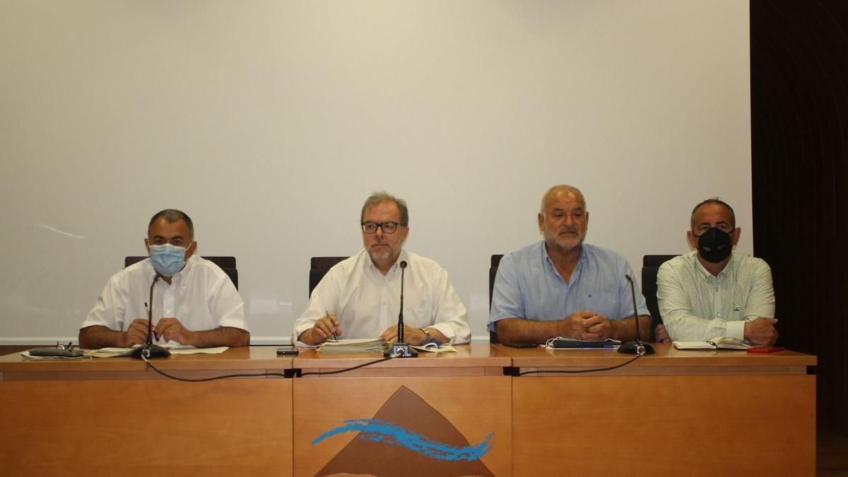 Bizén Fuster se reunió con representantes de la comarca de Los Monegros