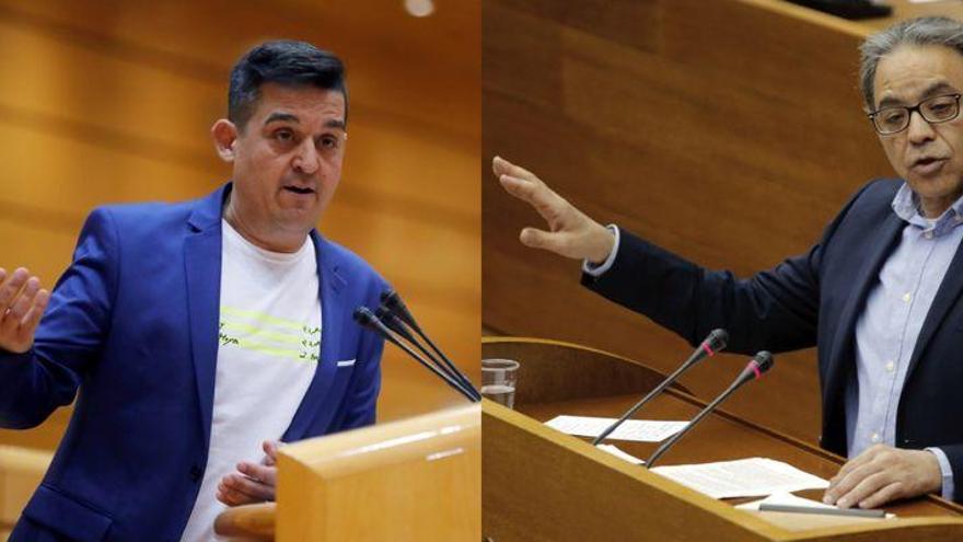 Rifirrafe entre Manolo Mata (PSPV) y Carles Mulet (Compromís)