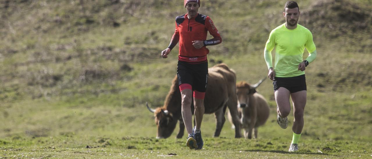 El gijonés Santi Obaya lo deja todo por las carreras de montaña