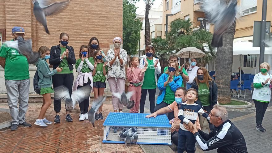 Esta ha sido la IX edición de la Marcha conta el cáncer de mamá de la localidad.