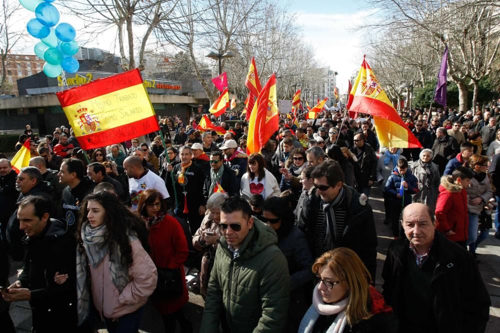 Manifestación de Jusapol en Zamora