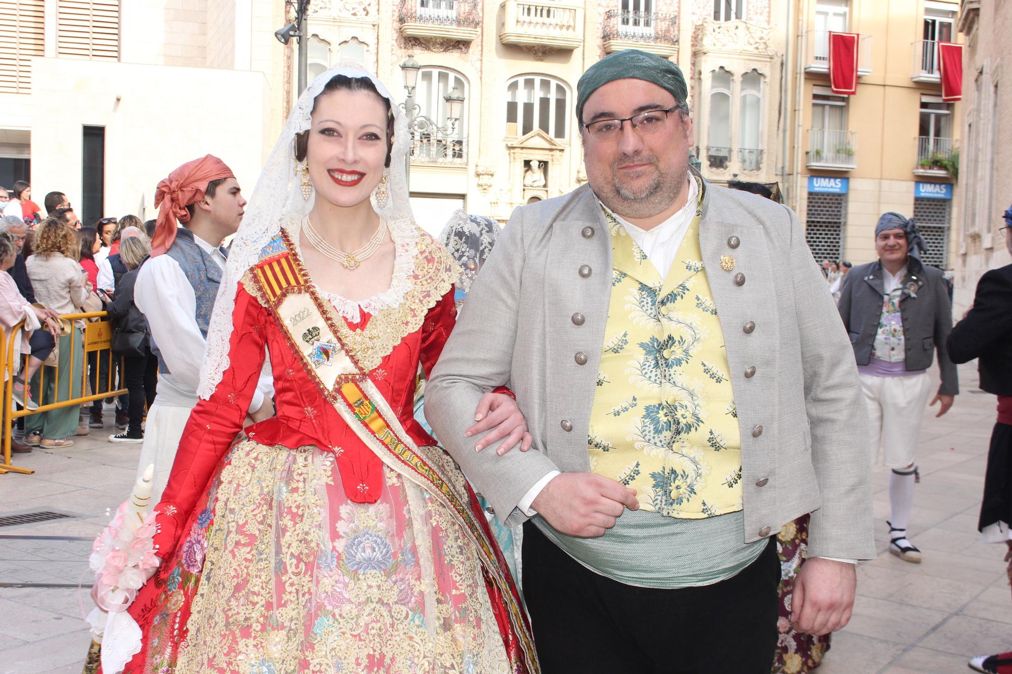 La fuerza de las Fallas en la Procesión de la Virgen (I)