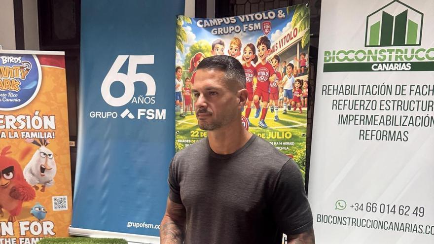 Vitolo y la opción de dirigir a la UD Las Palmas en un banquillo con Viera: "En el fútbol nunca sabes lo que puede pasar"