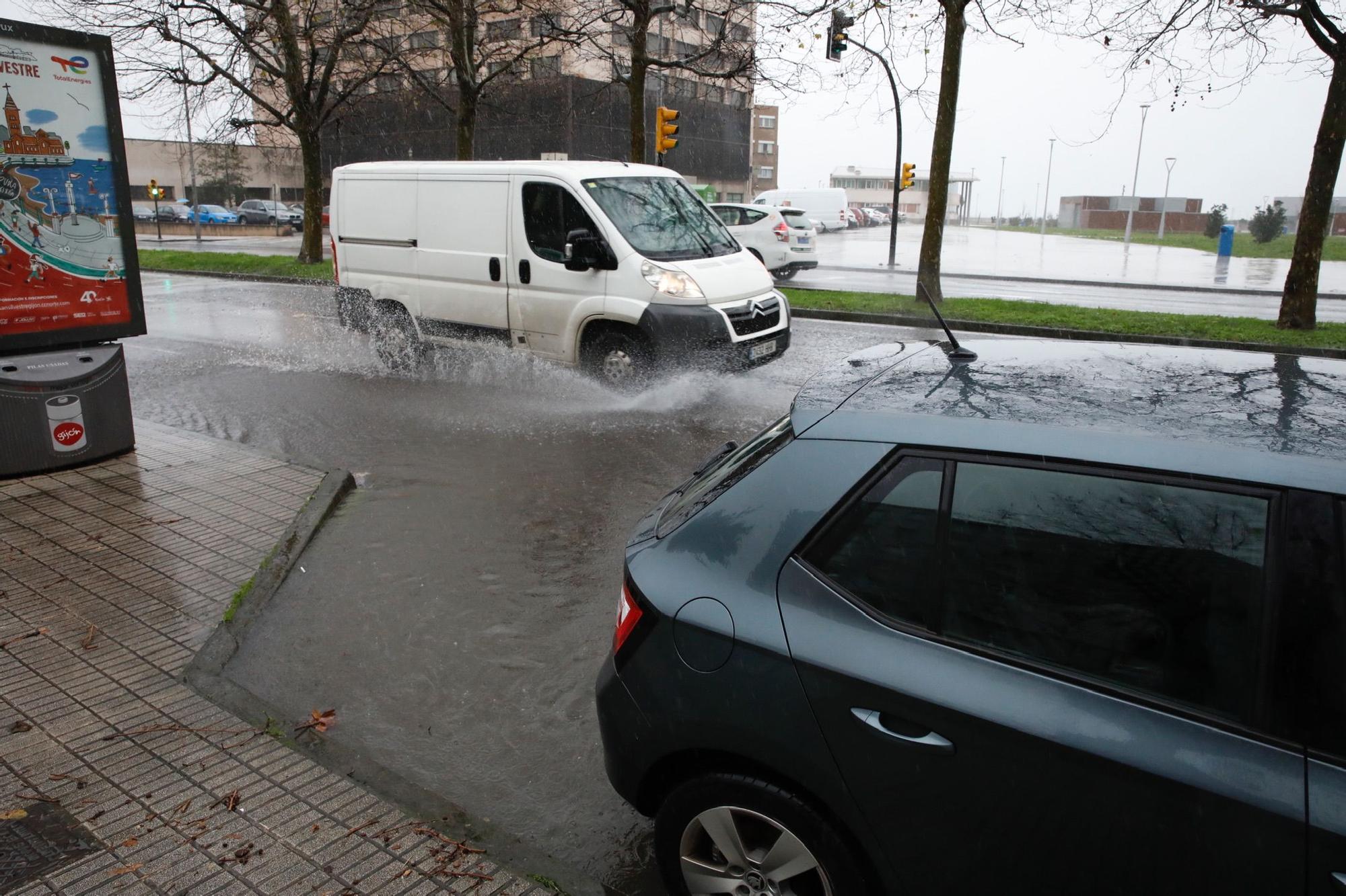 Temporal en Gijón