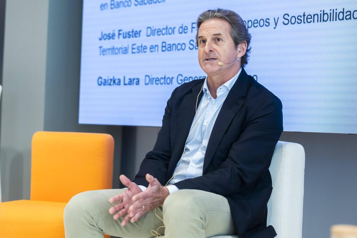 Gaizka Lara, director general de Aranco en su intervención en el Hub Empresa de Banco Sabadell.