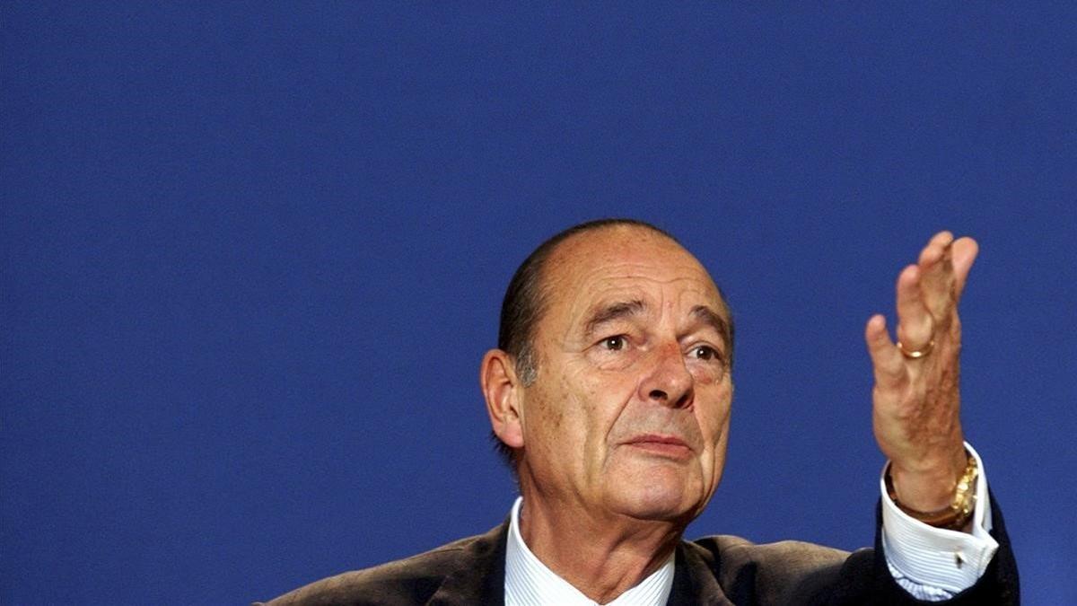 Jacques Chirac, durante una cumbre de la UE en diciembre del 2004.