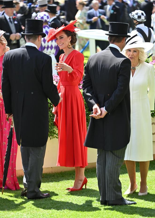 Kate Middleton, de imponente rojo en Ascot