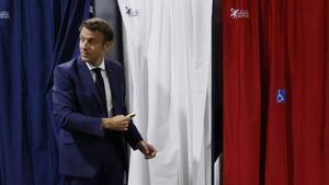 Macron, en la Asamblea Nacional Francesa.