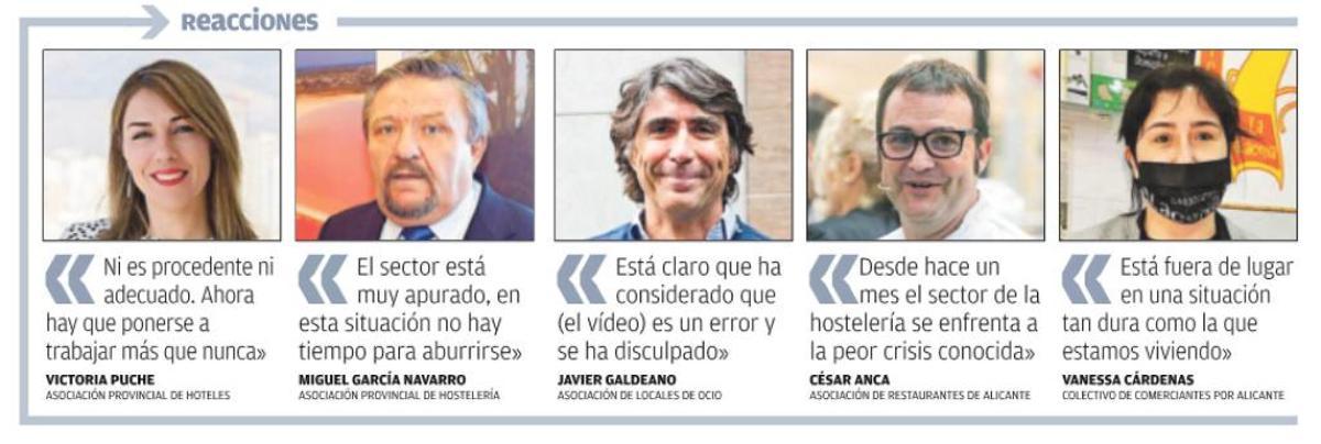 Críticas de hoteleros y comerciantes al vídeo de la edil de Turismo «aburriéndose»