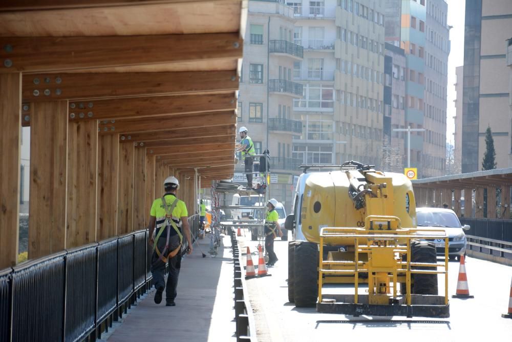 El renovado puente de A Barca, listo en dos semanas