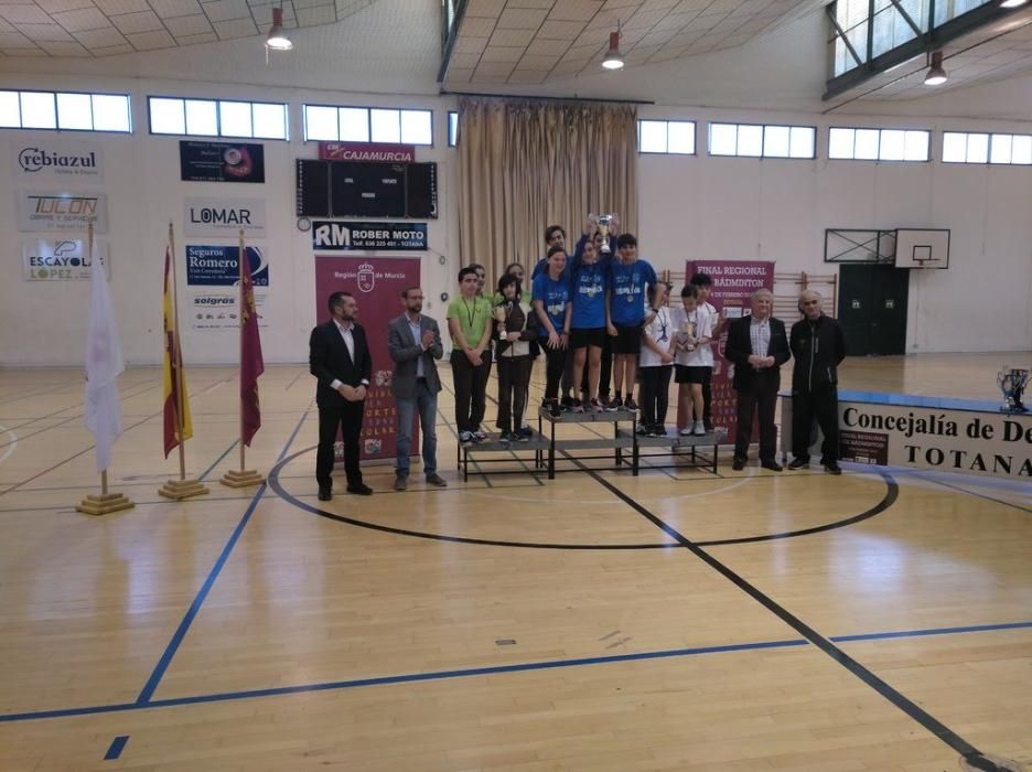 Final Regional de bádminton de Deporte Escolar