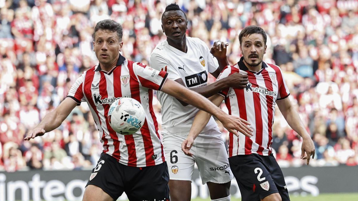 Sadiq, autor del gol contra el Ahtletic.