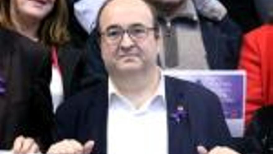 Miquel Iceta al Consell Nacional del PSC.