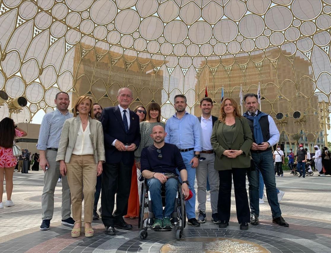 La delegación municipal en la Expo 2020 de Dubái