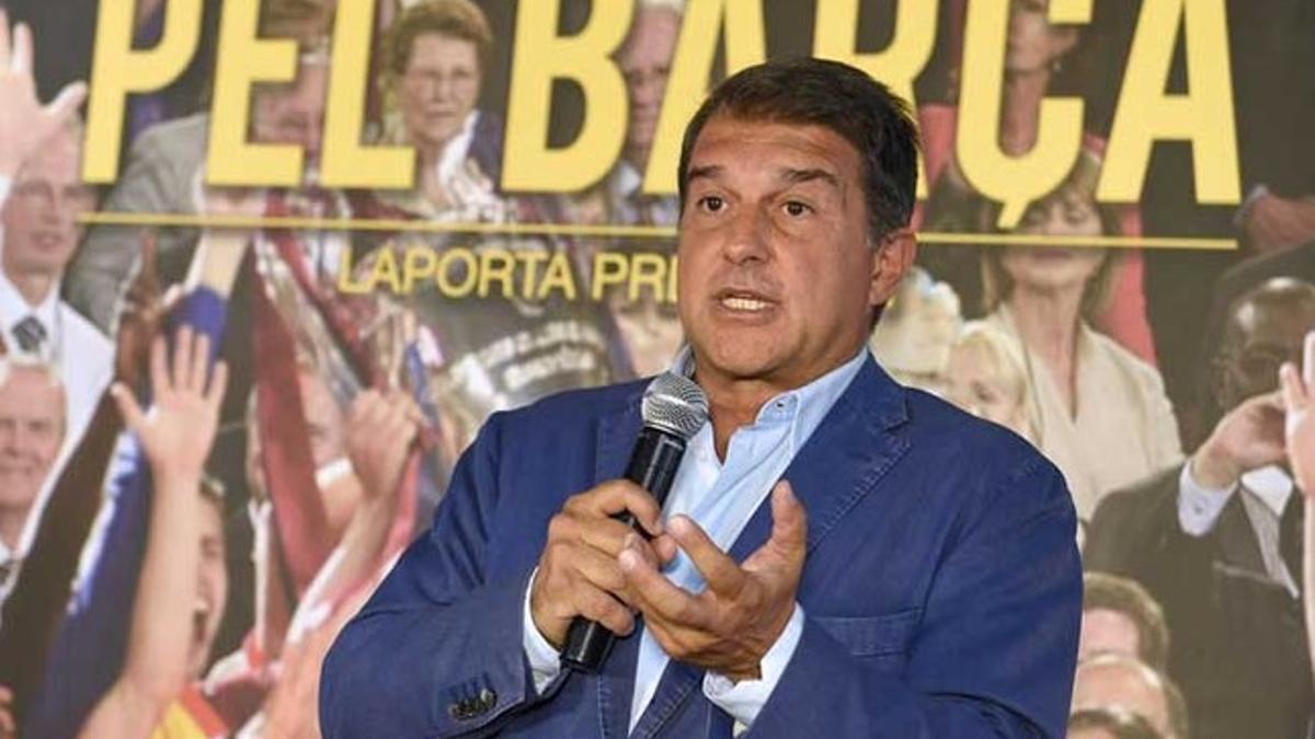 Laporta ha asegurado que Benedito y Freixa, las candidaturas con menor intención de voto, deberían retirarse