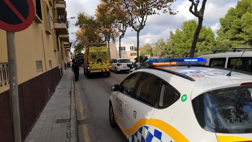 Incendio en un piso de Son Servera