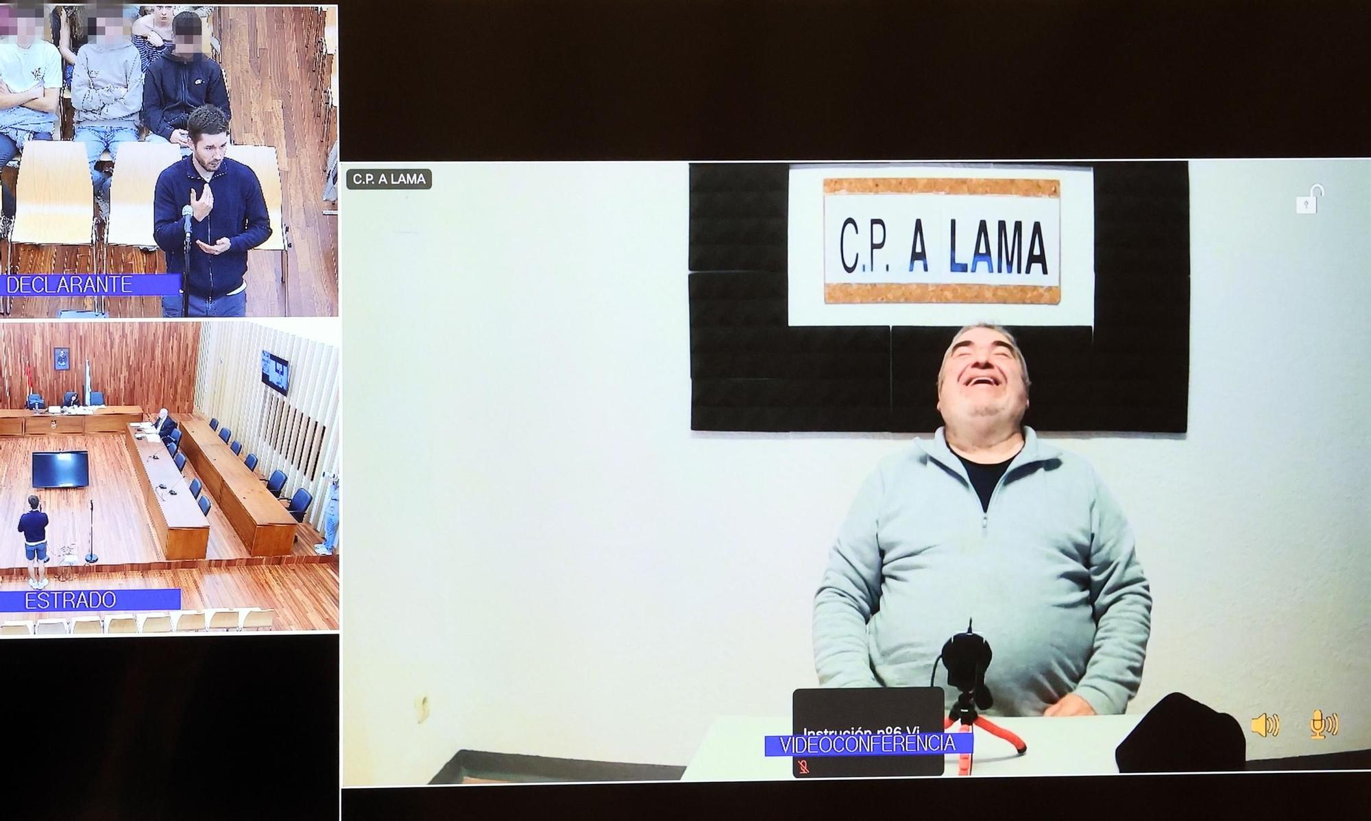 El exgrapo se conectó por videoconferencia desde A Lama