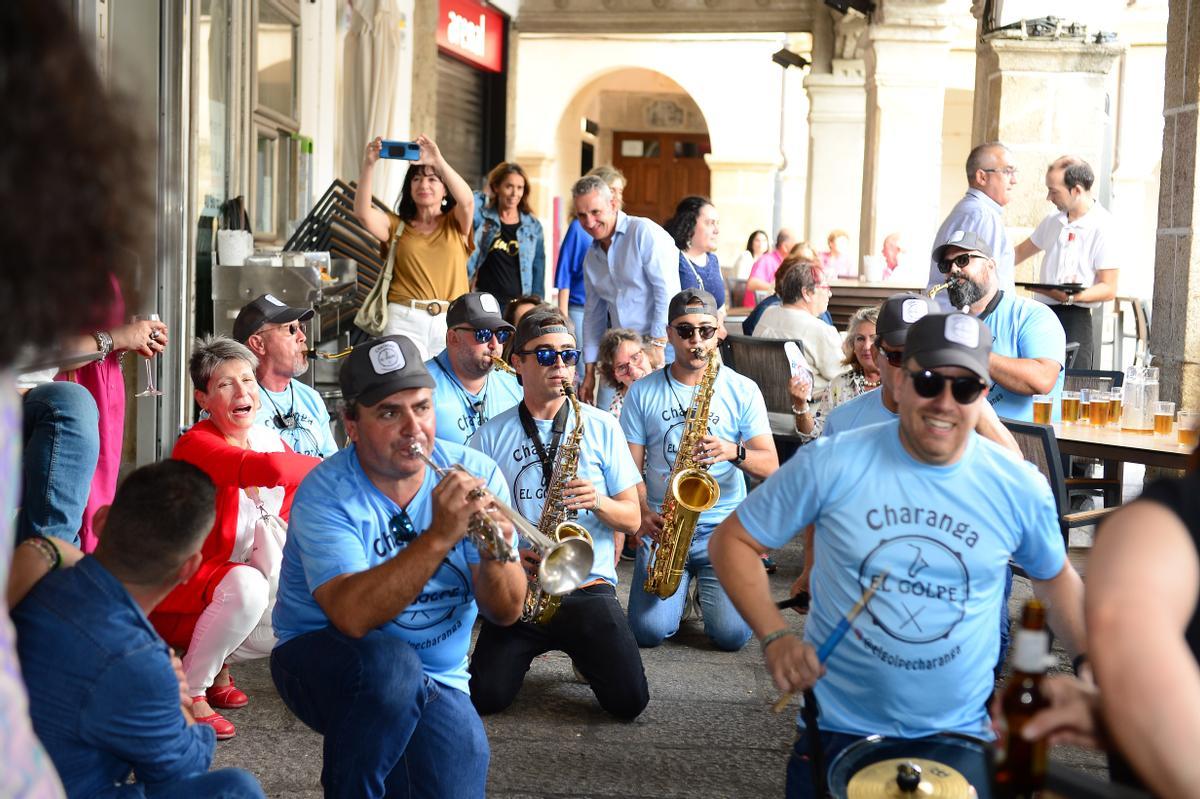 Charanga, en las cañas de la feria de Plasencia.