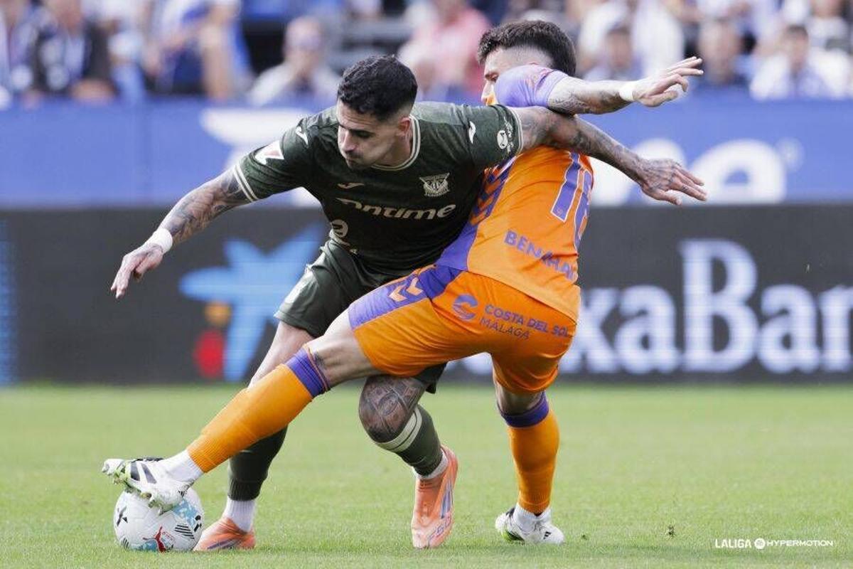 Encuentro jornada 10 LaLiga Hypermotion, entre Leganés y Málaga CF