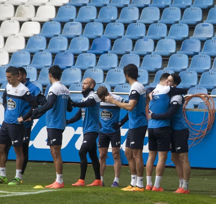 Última sesión antes de visitar el Vicente Calderón