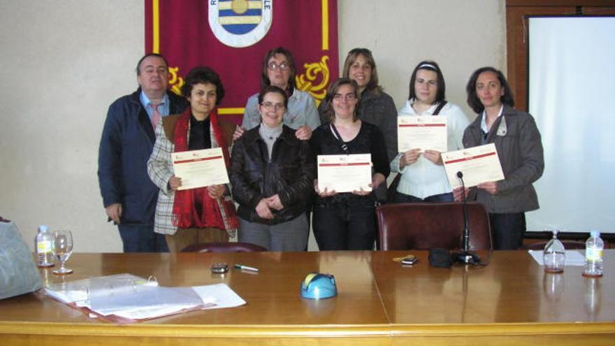 Participantes en el curso de autoempleo en Villalpando.