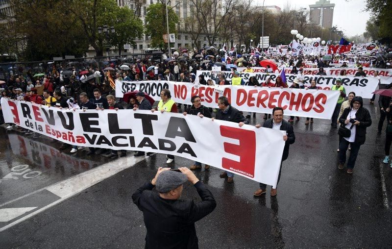 Manifestación 'Revuelta de la España vaciada' en Madrid