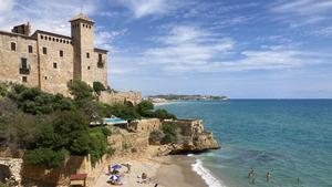Vistas desde una de las playas catalanas seleccionada entre las mejores de España.