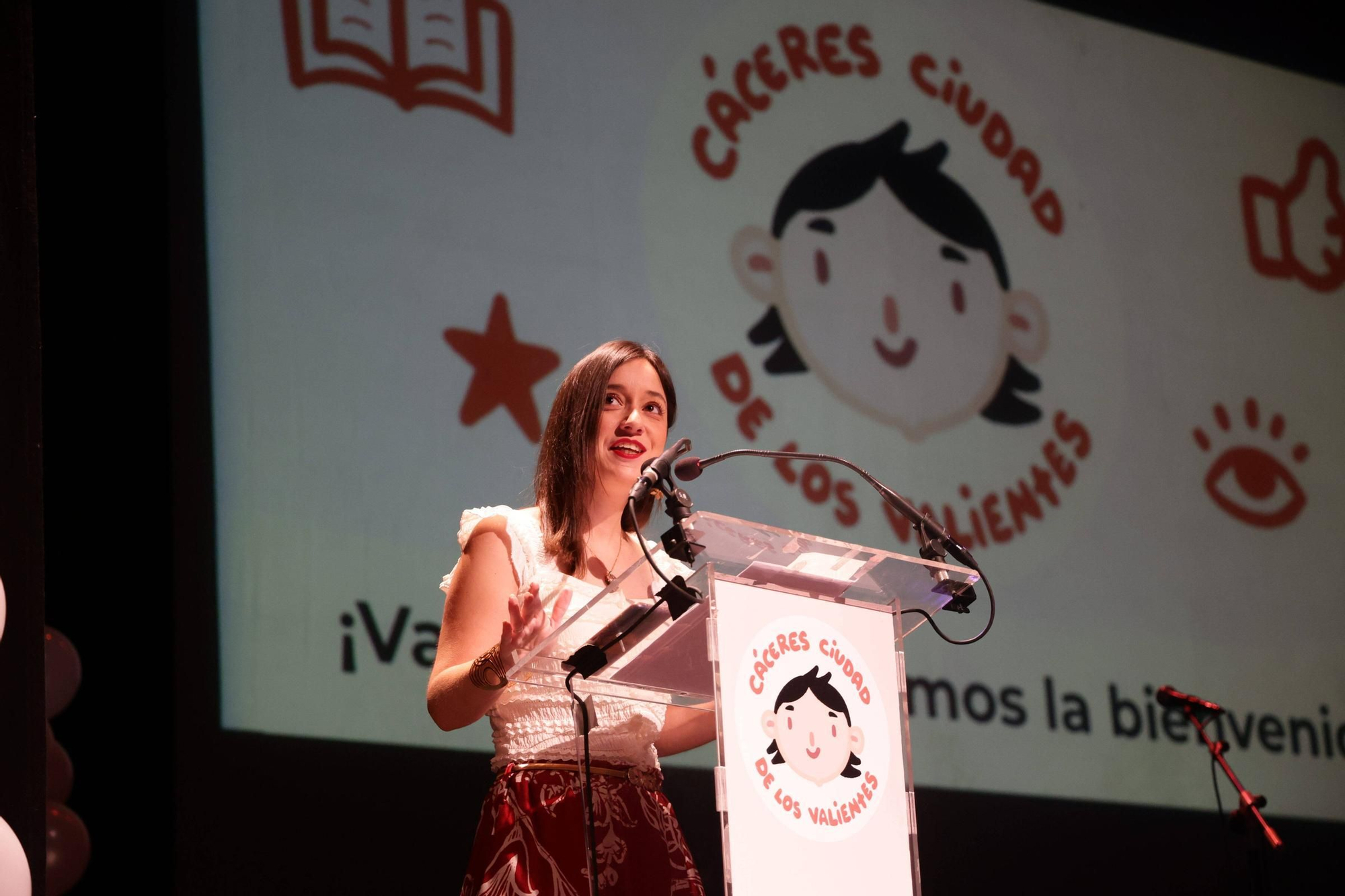 Ceremonia de clausura del programa 'Cáceres, ciudad de valientes'.