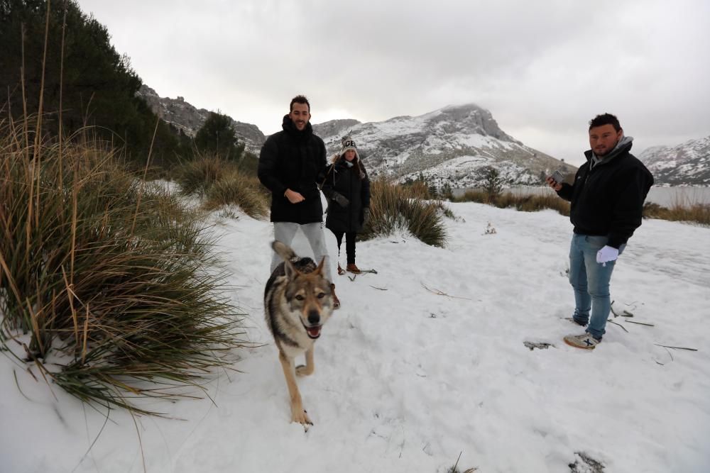 El día después de la intensa nevada en la Serra