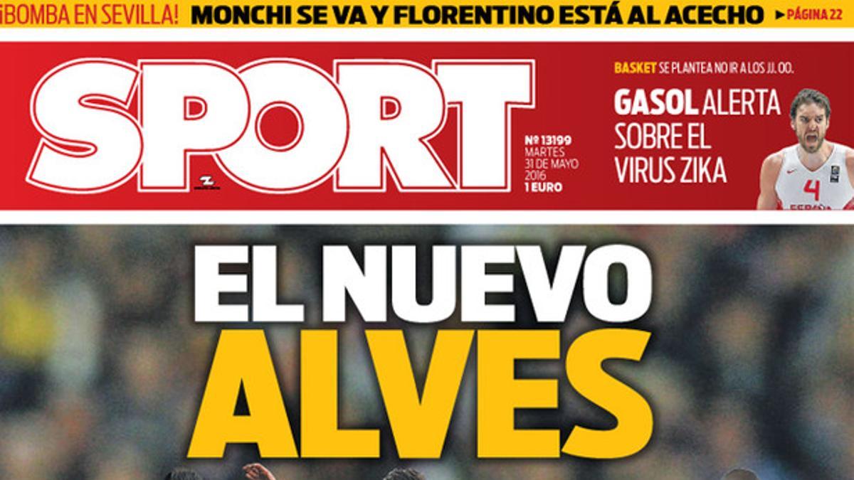 La portada de SPORT de este martes