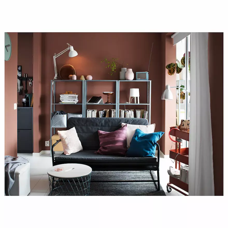 Estanterías Ikea | La Hillys es ideal también para tu salón de estilo industrial
