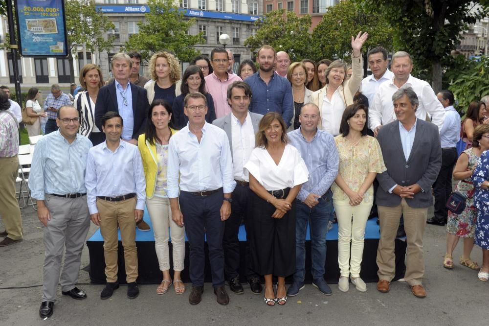 Feijóo presenta en A Coruña la candidatura del PP