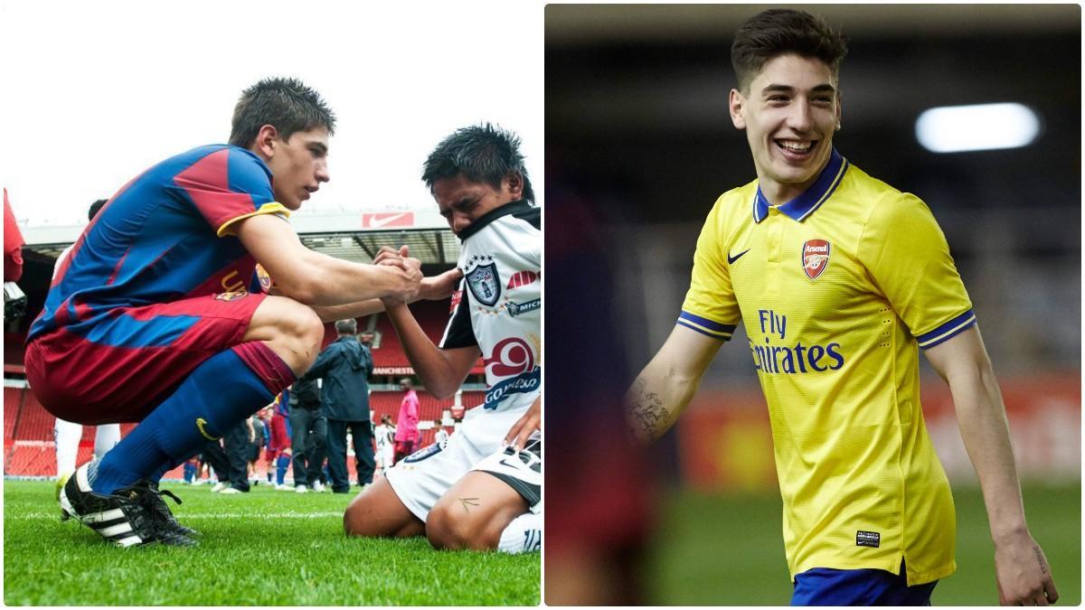 Bellerin pasó del cadete A blaugrana al Arsenal