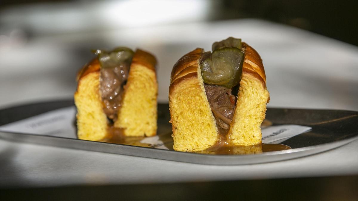 El bocadillo de fricandó de Varmuteo.