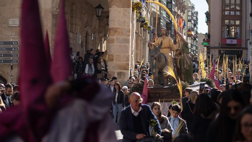 Zamora, plena de júbilo en la procesión de la Borriquita