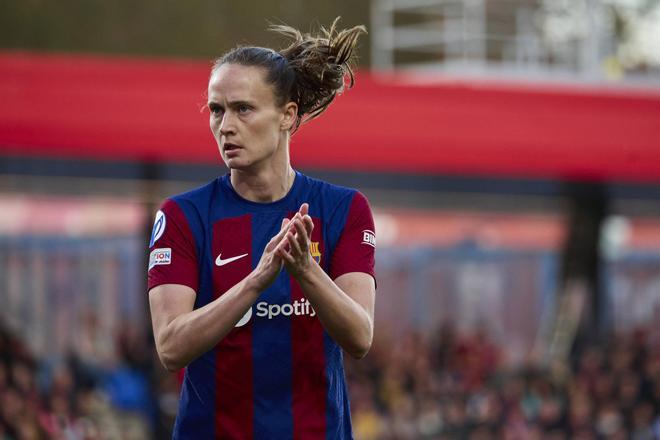 FC Barcelona - SK Brann Kvinner, la vuelta de cuartos de final de la Champions League femenina, en imágenes