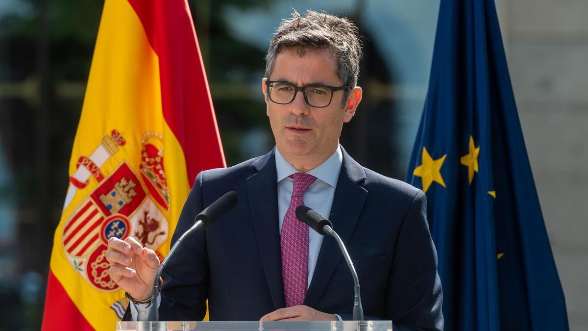 El ministro de la Presidencia, Félix Bolaños.