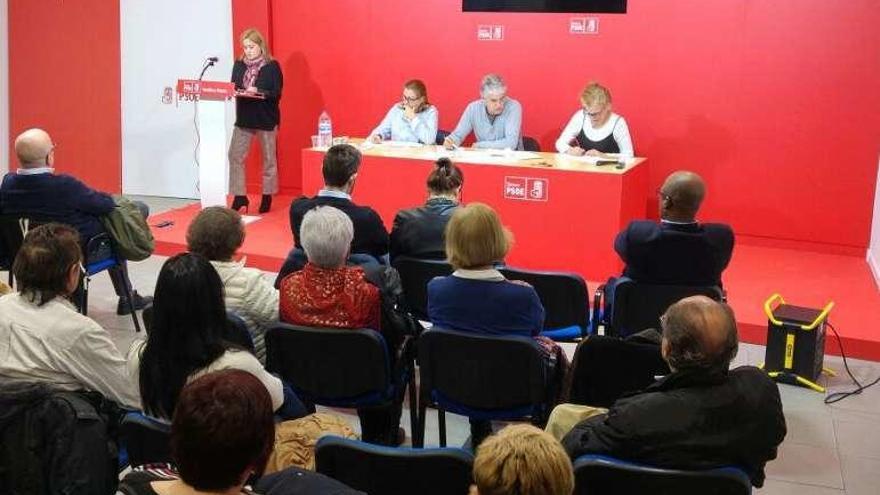 Momento de la asamblea Local de Zamora del lunes.