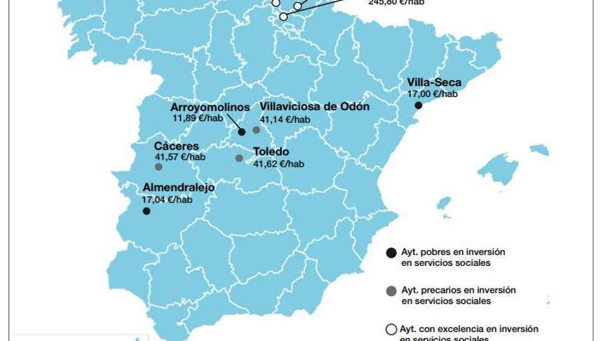 Cáceres, a la cola en el mapa de la emergencia social española - El  Periódico Extremadura