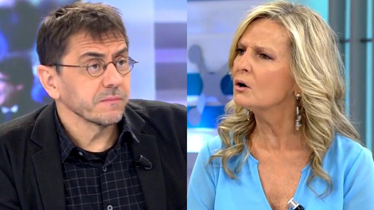 Fuerte enfrentamiento entre Juan Carlos Monedero e Isabel San Sebastián en &#039;AR&#039;: &quot;¿Por qué caes tan bajo?&quot;