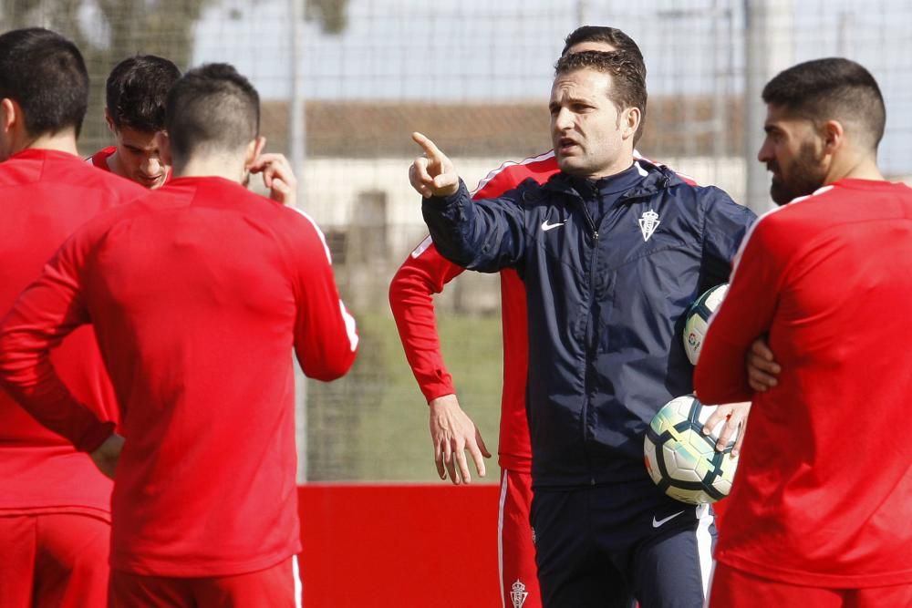 Entrenamiento del Sporting