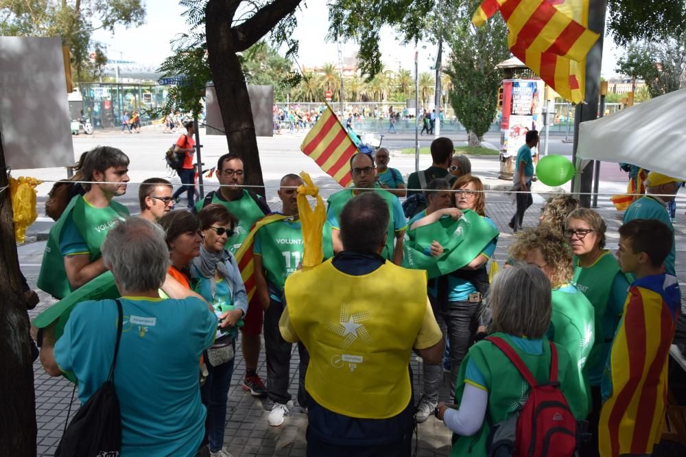 Berguedans a la manifestació de la Diada