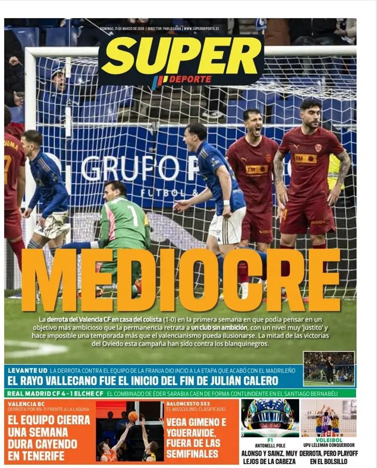 Las portadas de la prensa deportiva de hoy